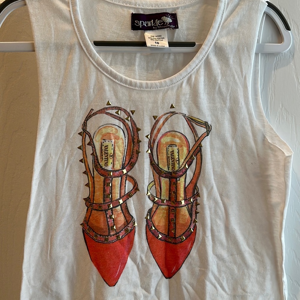 Girls Valentino Studded Top
